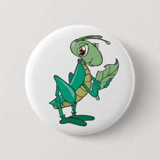 Bóton Redondo 5.08cm Gafanhoto com fome