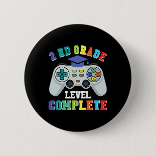 Bóton Redondo 5.08cm Gamer Boys - Nível De Ck Completa Para A Escola