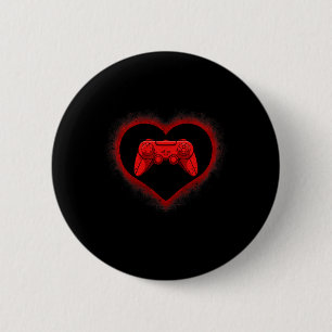 Bóton Redondo 5.08cm Gamer de jogos Legal com Dia de os namorados de co
