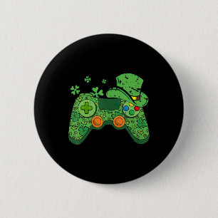 Bóton Redondo 5.08cm Gamer Irish Game Controller Gamin