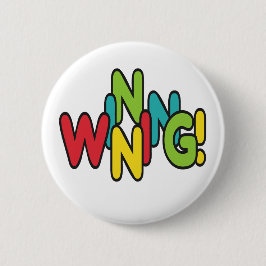 Bóton Redondo 5.08cm Ganhando!