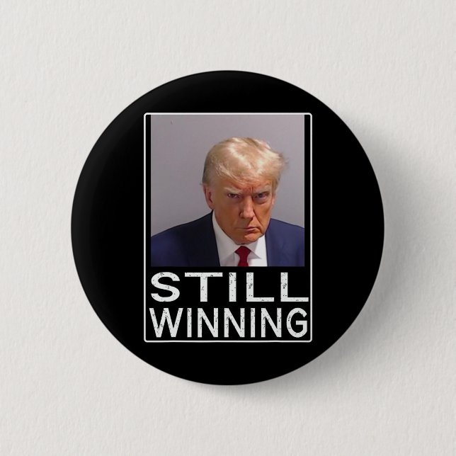 Bóton Redondo 5.08cm Ganhando - Engraçado Tiro de Tremor de Tremor - Tr (Frente)