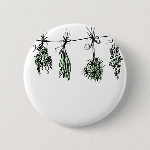 Bóton Redondo 5.08cm Garden Herbs
