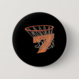 Bóton Redondo 5.08cm Garoto de 7 anos de idade de basquete de aniversár