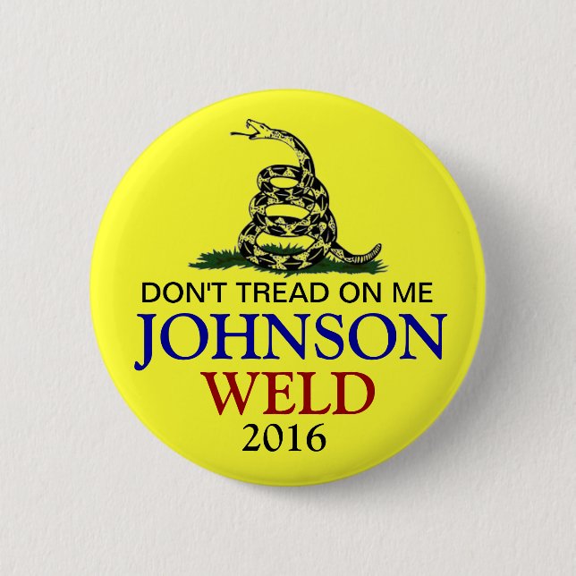 BÓTON REDONDO 5.08CM GARY JOHNSON 2016 (Frente)