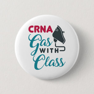 Bóton Redondo 5.08cm Gás CRNA com Apreciação Engraçada de Classe
