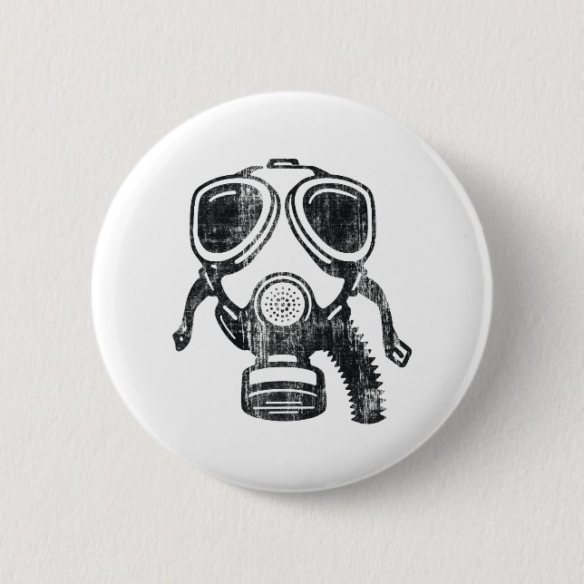 Bóton Redondo 5.08cm gasmask (Frente)