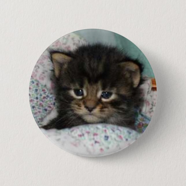 Bóton Redondo 5.08cm Gatinho (Frente)