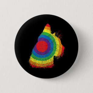 Bóton Redondo 5.08cm Gato Engraçado Sinalizador LGBT Sutil Fila Orgulho