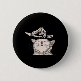 Bóton Redondo 5.08cm Gato Gato Geleton Boop Halloween Pet Women Gi