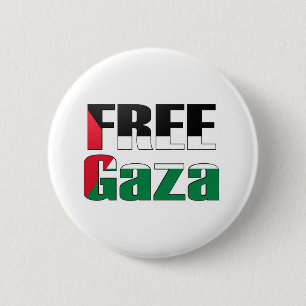 Bóton Redondo 5.08cm Gaza livre