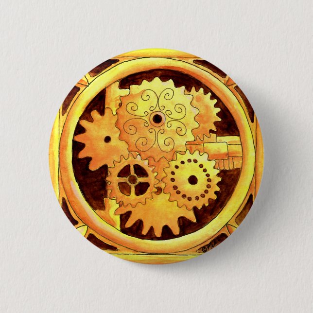 Bóton Redondo 5.08cm Gearbox1 (Frente)