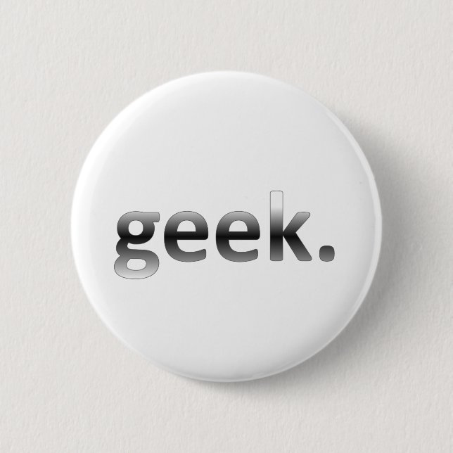 Bóton Redondo 5.08cm Geek (Frente)