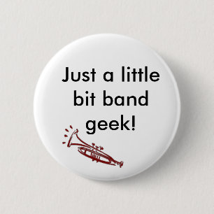 Bóton Redondo 5.08cm Geek da banda da trombeta