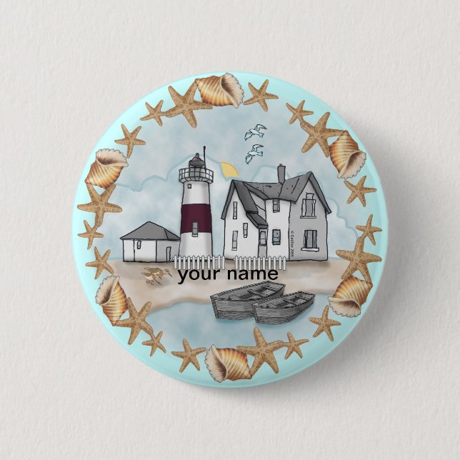 Bóton Redondo 5.08cm Geleiras de Connecticut (Frente)