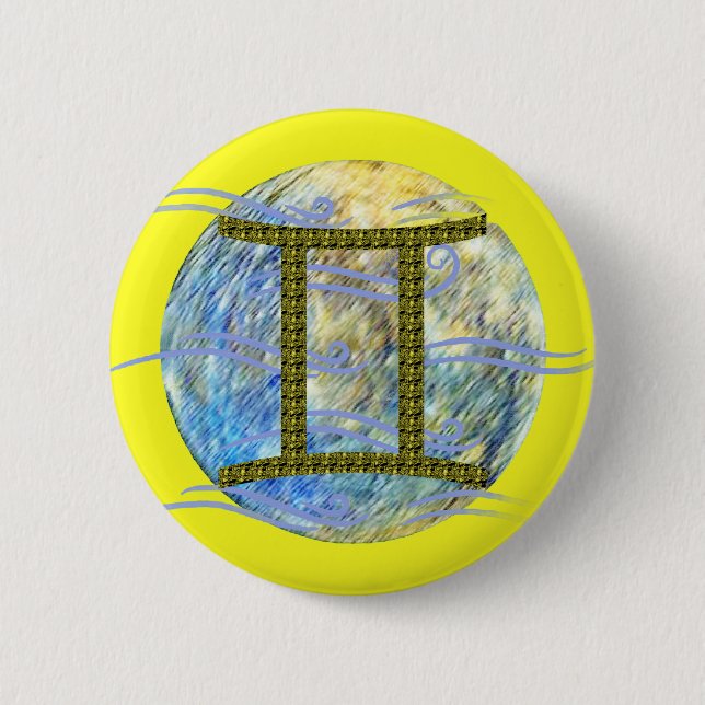 Bóton Redondo 5.08cm Gemini (Frente)