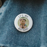 Bóton Redondo 5.08cm Gênero minimalista neutro É minha foto de aniversá<br><div class="desc">Celebre o dia especial do seu pequenino com o nosso minimalista neutro em relação ao gênero, é o meu botão fotográfico de aniversário, desenhado para crianças de todas as idades. Este produto é perfeito para aniversários em qualquer estação — primavera, verão, outono ou inverno — apresentando um design limpo, moderno,...</div>