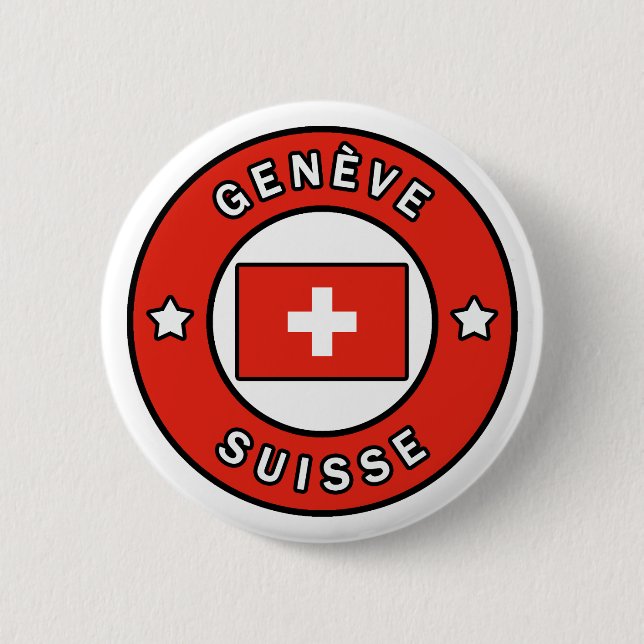 Bóton Redondo 5.08cm Genève Suisse (Frente)