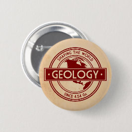 Bóton Redondo 5.08cm Geologia - Formar o Logotipo Mundial (América do N