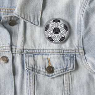 Bóton Redondo 5.08cm geometria sagrada do futebol