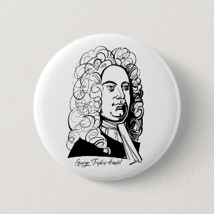 Bóton Redondo 5.08cm George Frideric Handel