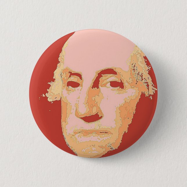 Bóton Redondo 5.08cm George Washington (Frente)
