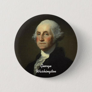Bóton Redondo 5.08cm George Washington