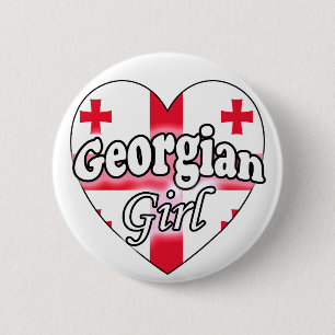 Bóton Redondo 5.08cm Georgian Girl