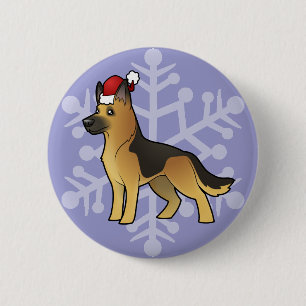 Bóton Redondo 5.08cm German shepherd de Natal