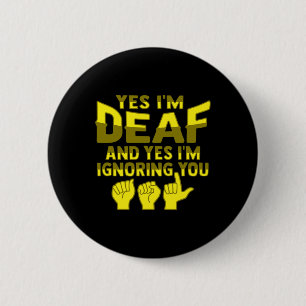 Bóton Redondo 5.08cm Gesto Mão Deficiente Audiência Perda Consciência 1