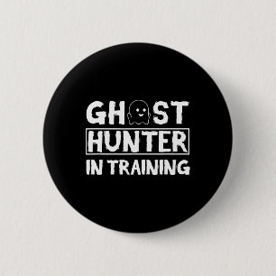 Bóton Redondo 5.08cm Ghost Hunter Paranormal Investigador Fantasma