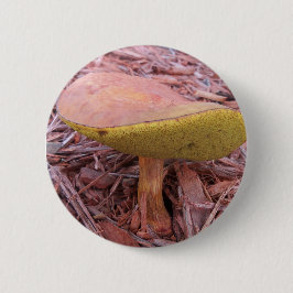 Bóton Redondo 5.08cm Gilled Bolete Mushroom