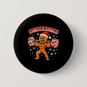 Bóton Redondo 5.08cm Gingershred Engraçado Homem de Biscoito de Gengibr