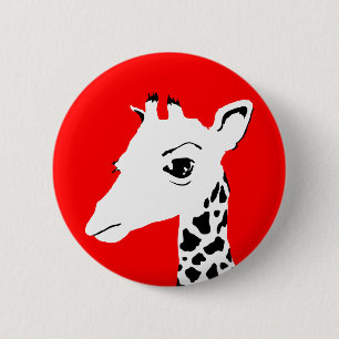 Bóton Redondo 5.08cm girafa