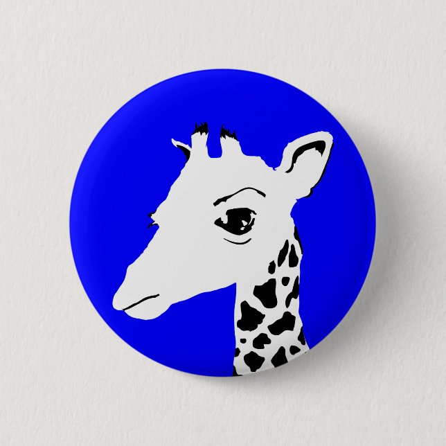 Bóton Redondo 5.08cm girafa (Frente)