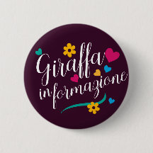 "Giraffa in formazione" Pin