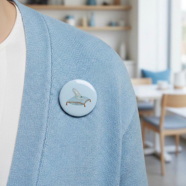 Bóton Redondo 5.08cm Glass Slipper (Criador carregado)