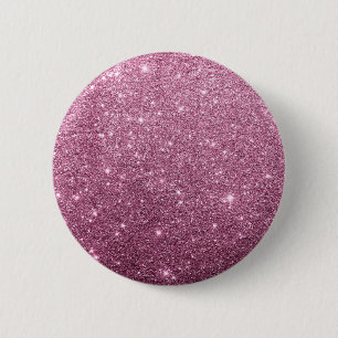Bóton Redondo 5.08cm Glitter de abstrato cor-de-rosa com burgundy elega