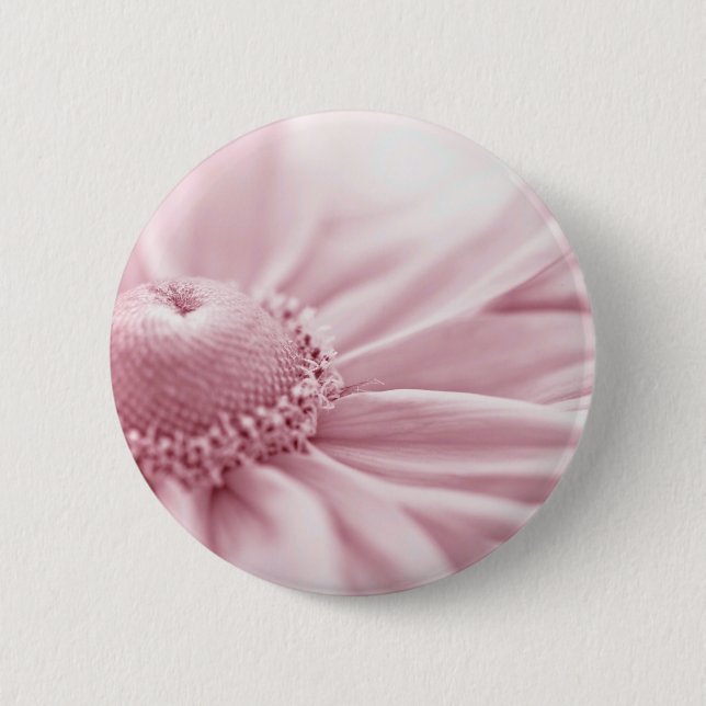 Bóton Redondo 5.08cm Gloriosa Daisy Macro (Frente)