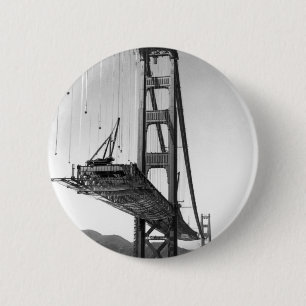 Bóton Redondo 5.08cm Golden gate bridge mim