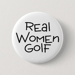 Bóton Redondo 5.08cm Golfe das mulheres reais