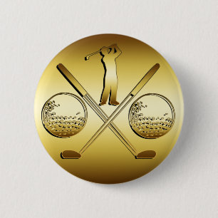 BÓTON REDONDO 5.08CM GOLFE DOURADO