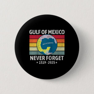 Bóton Redondo 5.08cm Golfo Funny Da América Dos Eua Golfo Do México Nun
