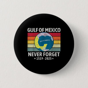 Bóton Redondo 5.08cm Golfo Funny Da América Dos Eua Golfo Do México Nun