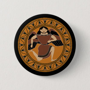 Bóton Redondo 5.08cm Gorgon: Terracotta kylix Siana
