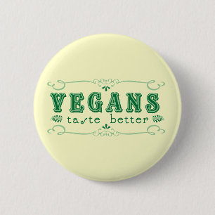 Bóton Redondo 5.08cm Gosto do Vegan