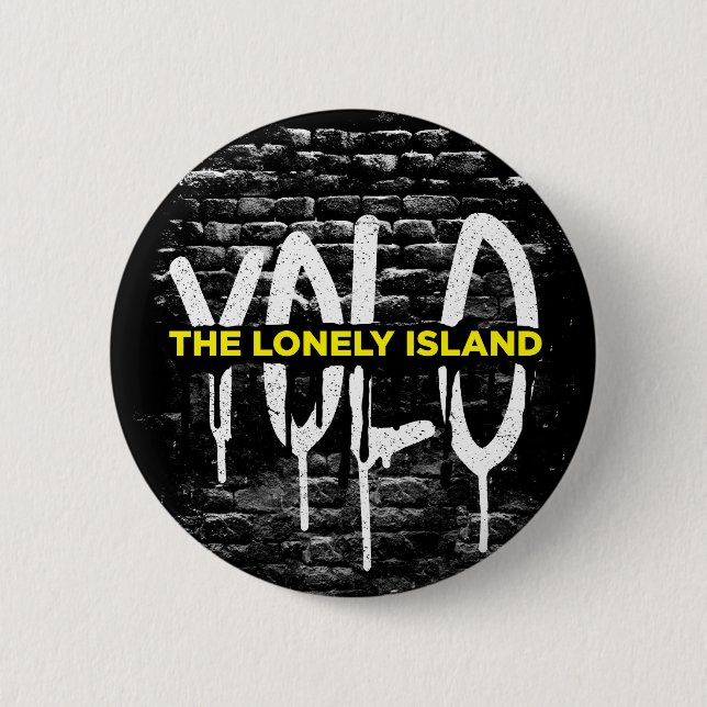 Bóton Redondo 5.08cm Gotejamento do tijolo (Frente)