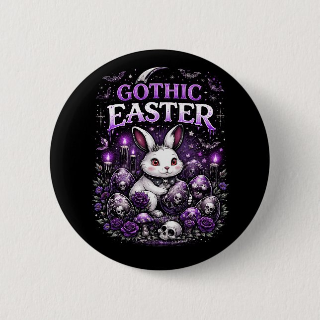 Bóton Redondo 5.08cm Gothic Easter (Frente)