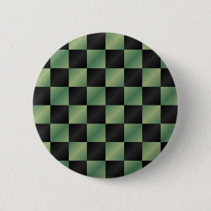 Bóton Redondo 5.08cm Gradiente Preto Verde Azul Moderno Verificado