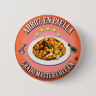 Bóton Redondo 5.08cm Grado Master Chef en Arroz en Paella